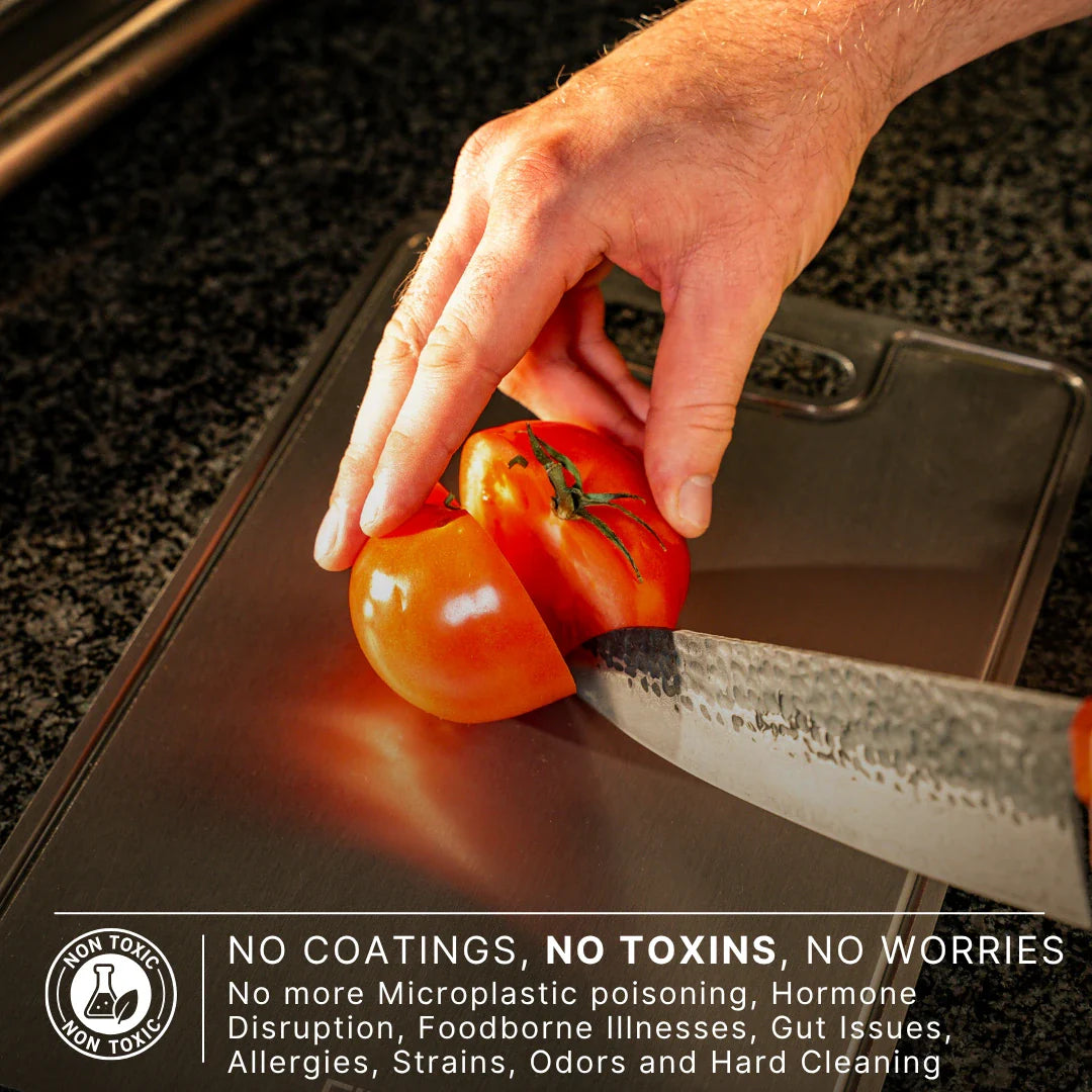 Titanium Cutting Board V2 Gold Edition (Anodized)