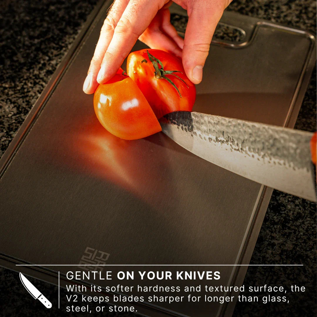 Titanium Cutting Board V2 Gold Edition (Anodized)
