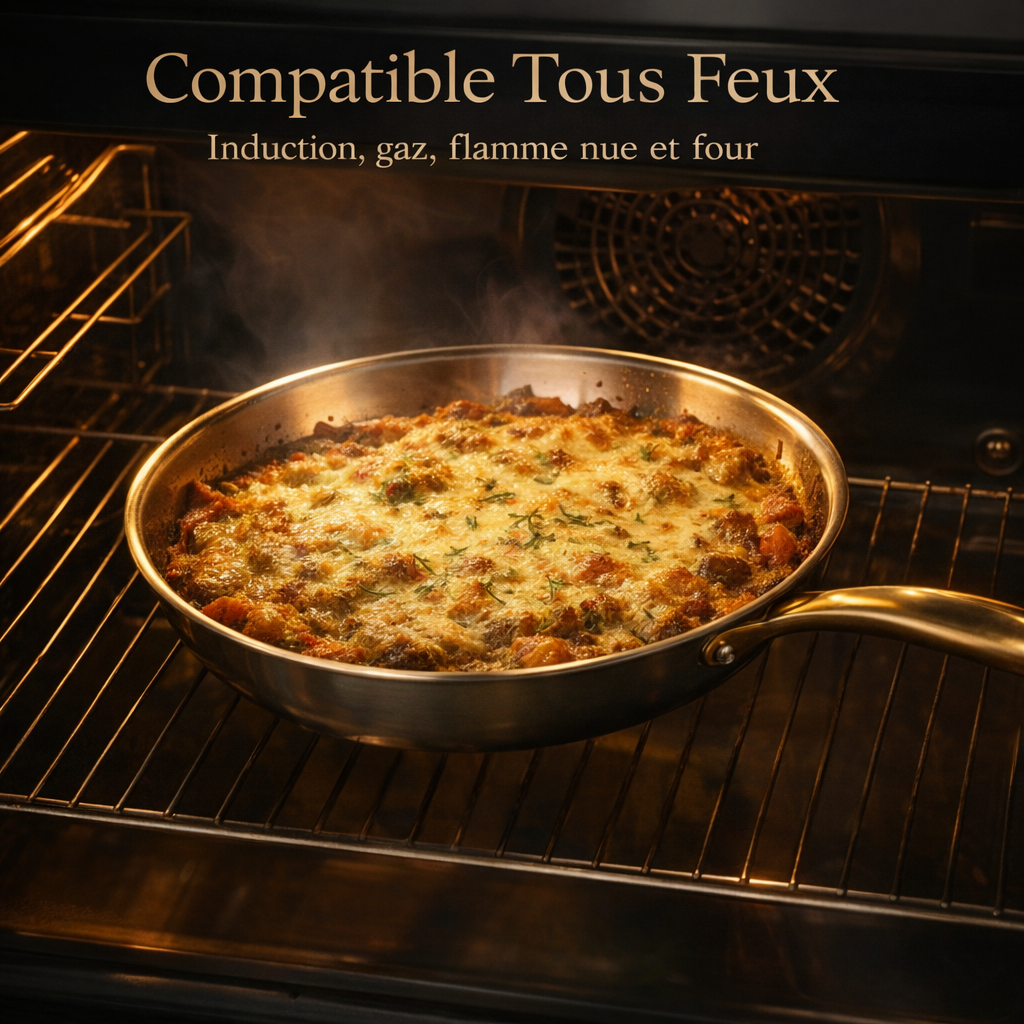 Poêle essentielle en titane Pro + Poêle haute en titane Pro