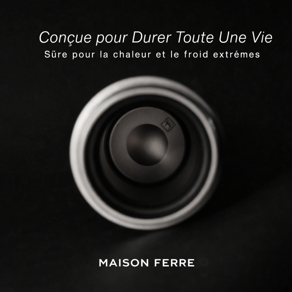 Maison Ferré® – Bouteille d’Eau 100% Titane Pur Buvez Pur. Vivez Mieux.