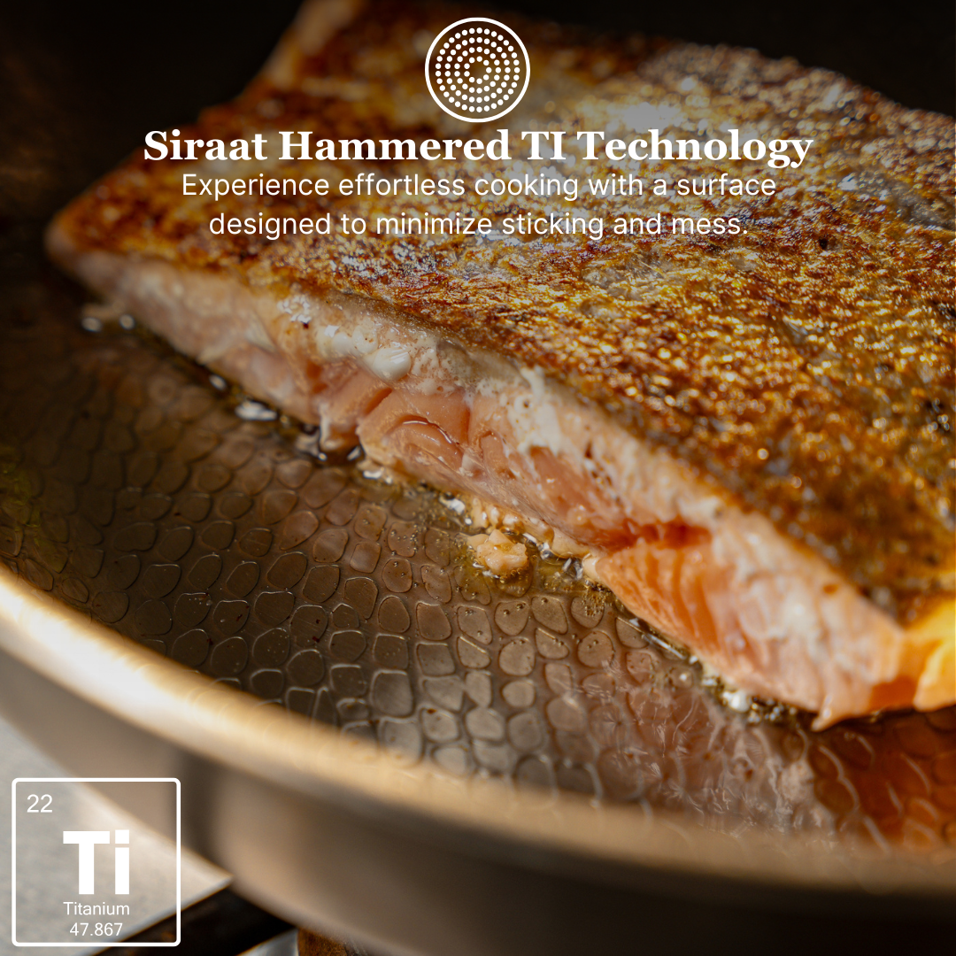 Titanium Hammered Pan Pro & Utensil Set